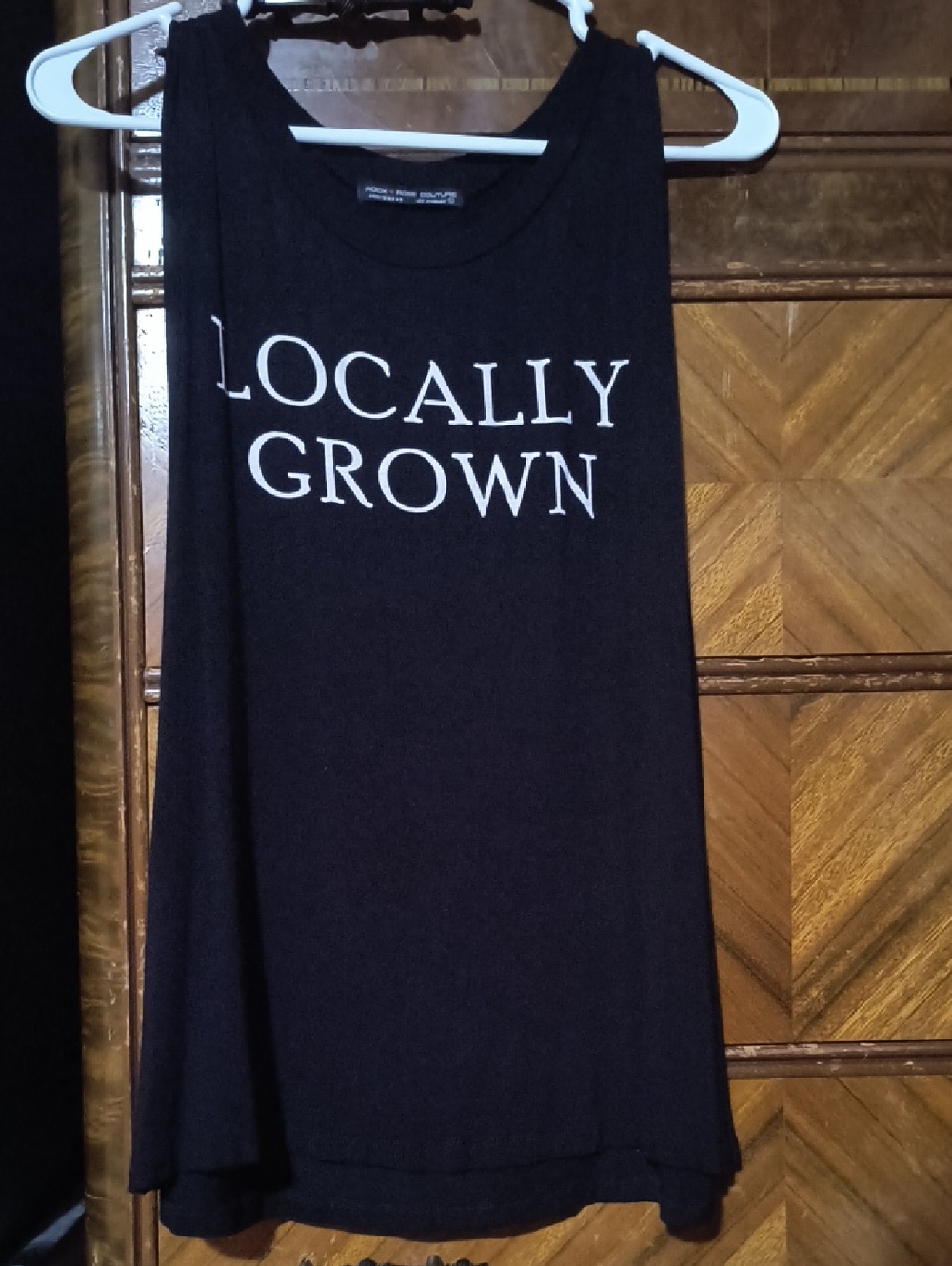 Locally Grown Women's Black Muscle Tee